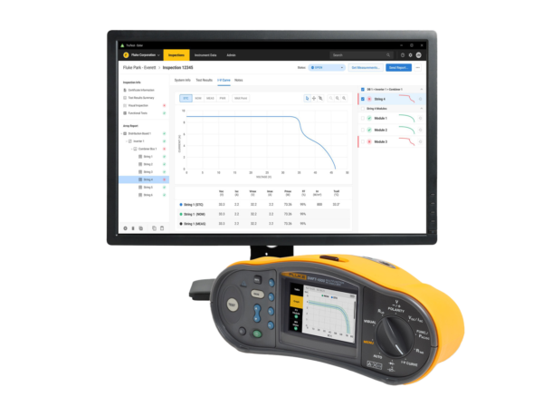 flk 220534 en naam TruTest PDP Image 1500x1000 1 Kit de instrumentos solares SMFT-1000: Testador e analisador de desempenho multifuncional fotovoltaico e traçador de curva I-V Fluke