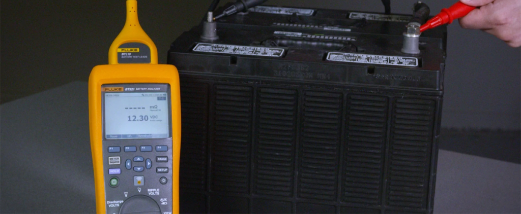 image Fluke BT521: Segurança, precisão e velocidade para testes em baterias estacionárias