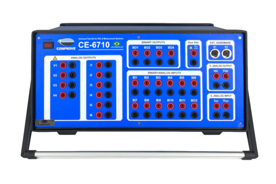 CE 6710 1 Caixa de Teste de Relés (Hexafásica) - Conprove CE-6710