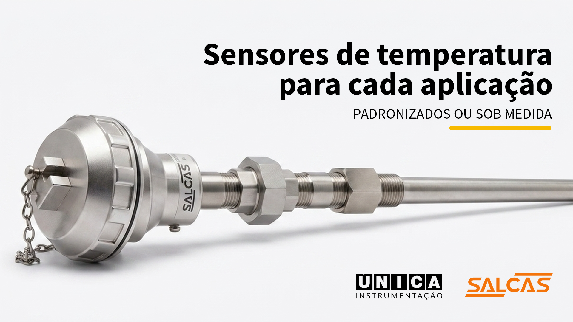 Sensores e soluções Salcas para temperatura